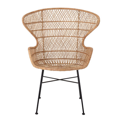 Bloomingville Oudon Lounge Chair, Nature, Rattan