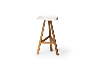 heidi stool white high
