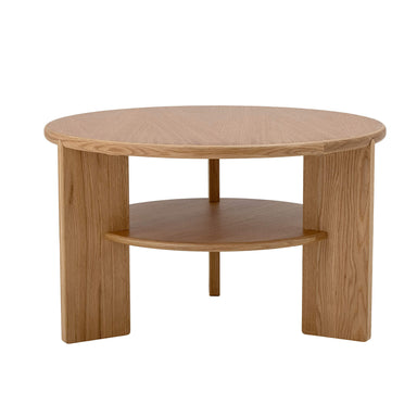Lourdes Coffee Table, Nature, Oak from side