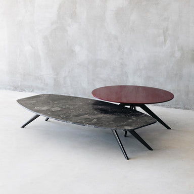 low marble table