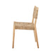Saran Dining Chair, Nature, Water Hyacinth from side