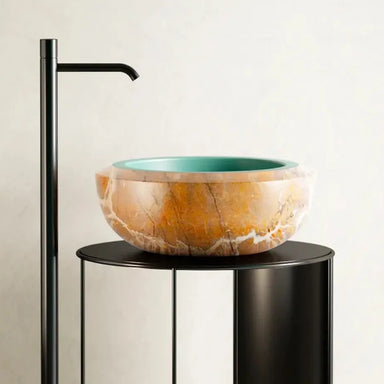 cup countertop marble washbasin