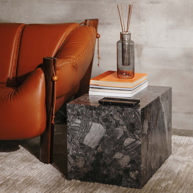 edge h marble side table living