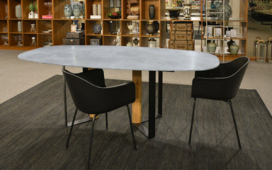 marble dining table with chairs