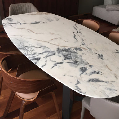 marble dining nibbles table with chairs