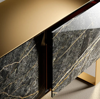 punta marble cabinet details