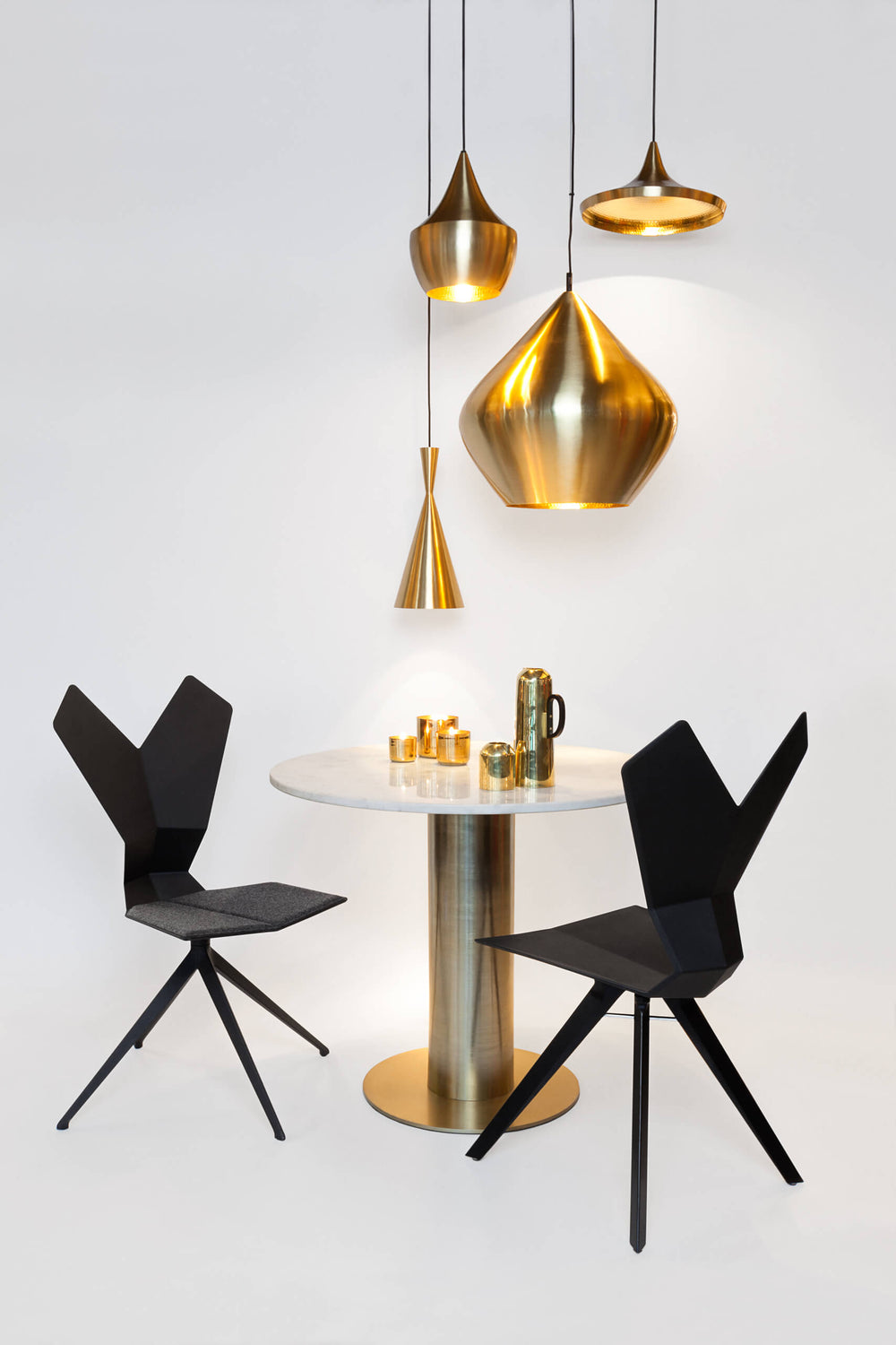 tube dining table tom dixon in room