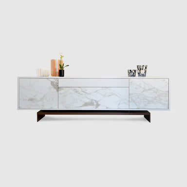 White marble sideboard